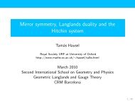 Mirror symmetry, Langlands duality and the Hitchin system