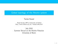 Global topology of the Hitchin system - GEOM