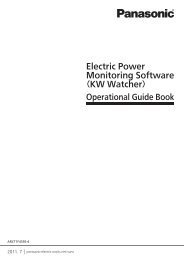 KW Watcher Operation Guide Book - Panasonic Electric Works ...