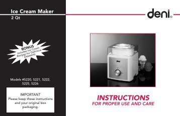 Ice Cream Maker - Home Depot