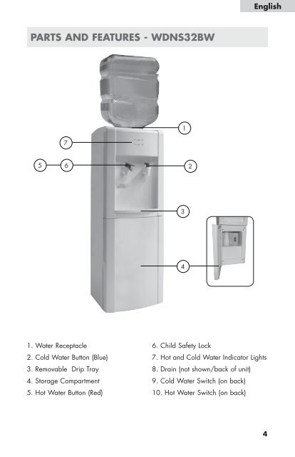 Hot and Cold Water Dispenser Chaude ou Froide ... - Air & Water