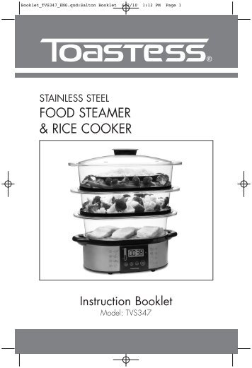 FOOD STEAMER & RICE COOKER - Air & Water