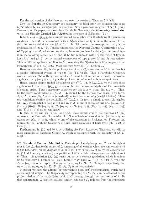 Contact Geometry of second order I - Dept. Math, Hokkaido Univ ...