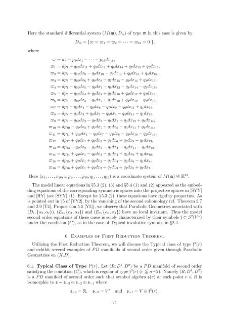 Contact Geometry of second order I - Dept. Math, Hokkaido Univ ...