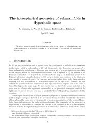 The horospherical geometry of submanifolds in Hyperbolic space