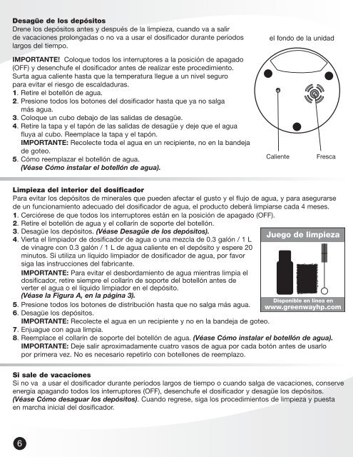 Dosificador de agua - Air & Water