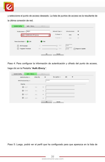 ENLWI-N3 Manual de Usuario - Encore Electronics