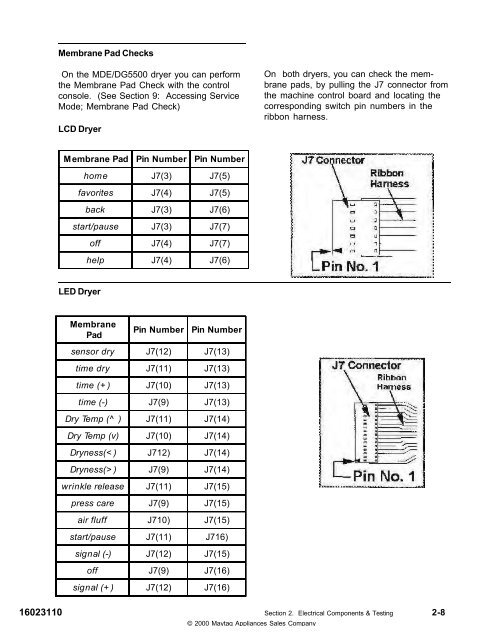 Atlantis Neptune Electric and Gas Dryer Service Manual