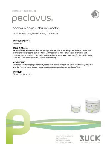 Datenblatt - Peclavus