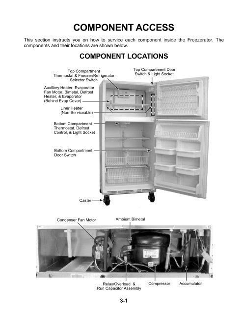 Freezerator GAF Z21XXMK00 Gladiator Series Service Manual