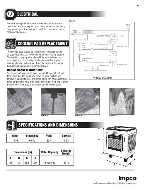 Owner's Manual Manual de Operación - Air & Water