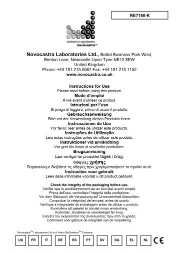 Novocastra Laboratories Ltd., Balliol Business Park West,