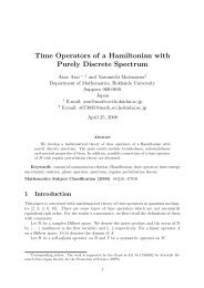 Time Operators of a Hamiltonian with Purely Discrete Spectrum