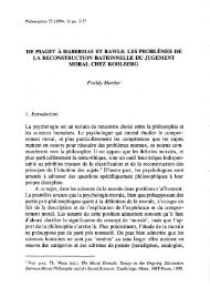 DE PIA GET A HABERMAS ET RAWLS: LES PROBLEMES DE LA ...