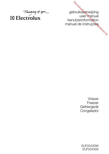 gebruiksaanwijzing user manual ... - Vanden Borre