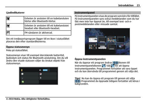 Nokia N900 Användarhandbok