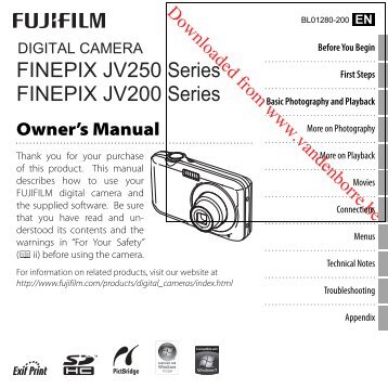 FINEPIX JV250 Series FINEPIX JV200 Series - Vanden Borre