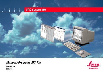 GPS System 500 Manual / Programa Ski-Pro