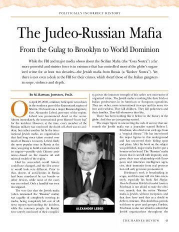 The Judeo-Russian Mafia (PDF) - The French Connection