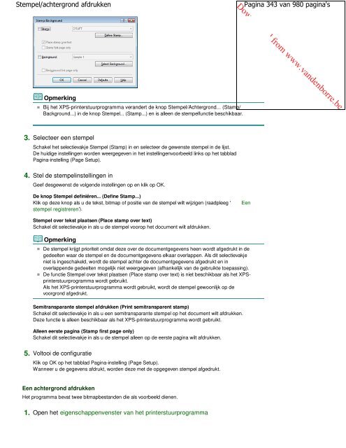 Canon MG5100 series Online handleiding - Vanden Borre