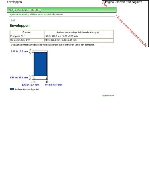 Canon MG5100 series Online handleiding - Vanden Borre