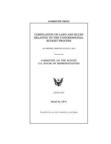 COMPILATION OF LAWS - U.S. Government Printing Office