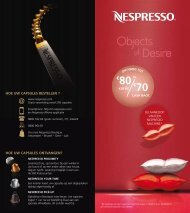 Nespresso - Lente promo: april