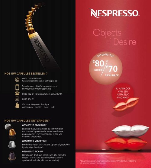 Nespresso Lente promo april