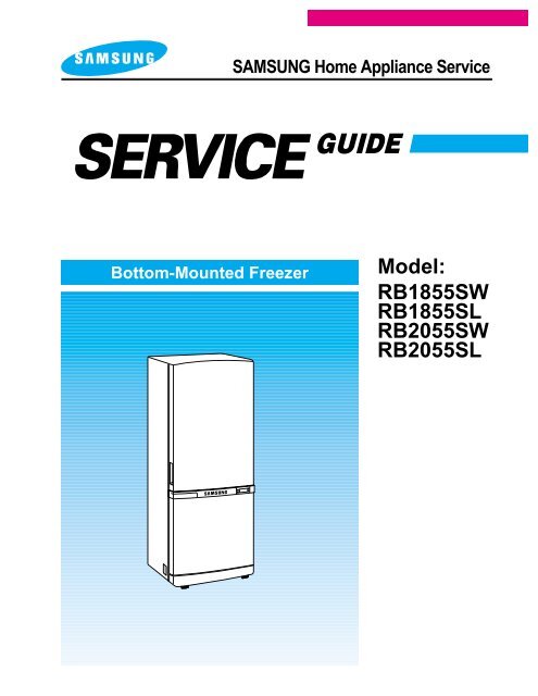 samsung refrigerator rb1855sw