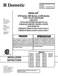 Installation Manual - Dometic