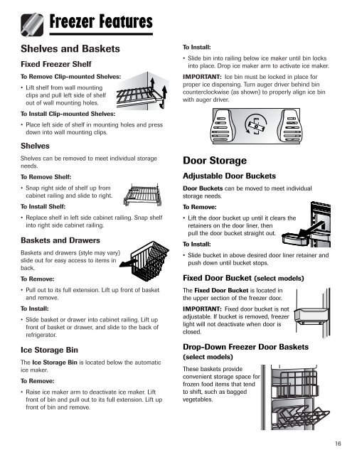 ASD2620HE Amana Refrigerator Service Manual - Appliance 911 ...