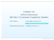 McCabe's Cyclomatic Complexity Number