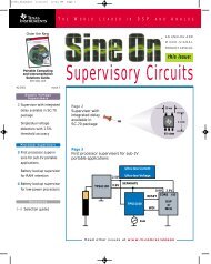 Supervisory Circuits - Texas Instruments