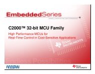 C2000™ 32-bit MCU Family