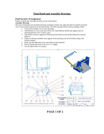 Final Detail and Assembly Drawings - MAELabs UCSD