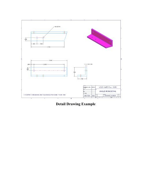 Final Detail and Assembly Drawings - MAELabs UCSD