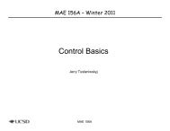 Control Basics - MAELabs UCSD