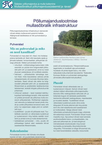 Põllumajandustootmise mullasõbralik infrastruktuur - agrilife - Europa