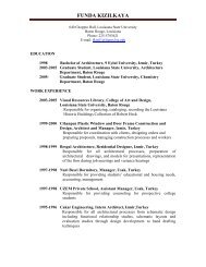 funda kizilkaya - LSU Department of Chemistry: Robin L. McCarley ...