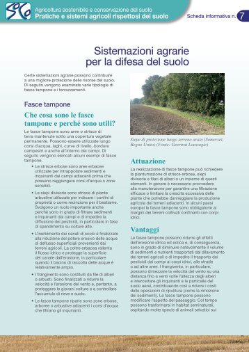 Sistemazioni agrarie per la difesa del suolo - agrilife - Europa
