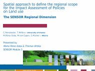 Land use perspective (SENSOR) - agrilife