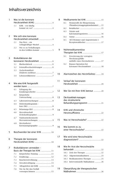 Koronare Herzkrankheit und Herzinsuffizienz Entstehung, Diagnose ...