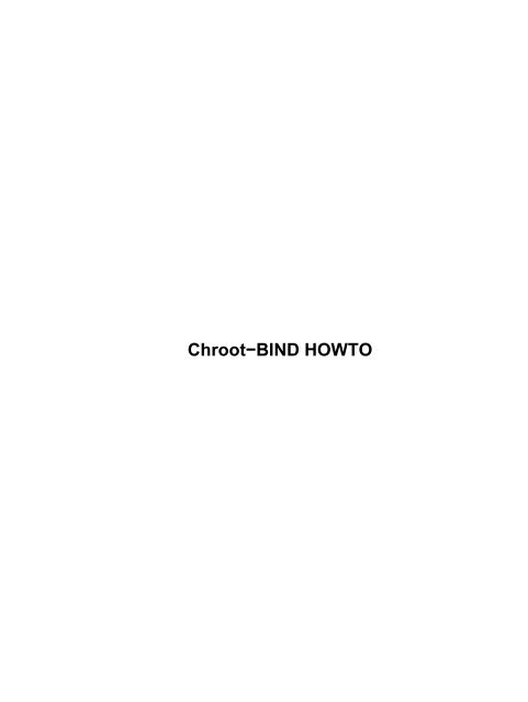 How Does Bind Chroot Work? | Using Chroot Securely – UESXP