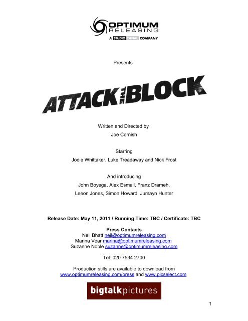 Attack The Block production notes - FDb.cz