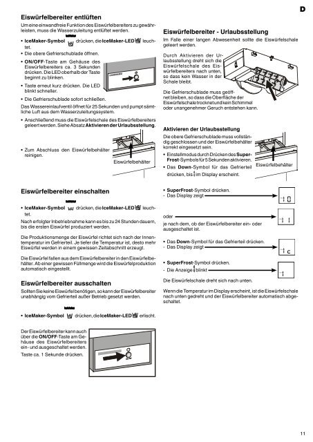 10 Beschreibung des Gefri