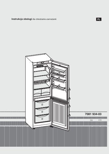 Instrukcja obsługi dla chłodziarko-zamrażarki - Liebherr