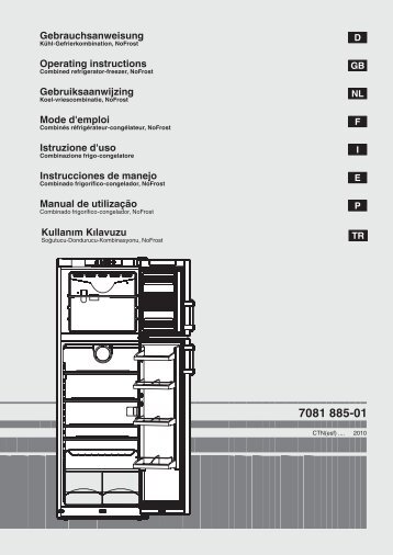 7081 885-01 Gebrauchsanweisung - Liebherr