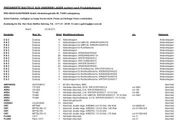 Lagerliste