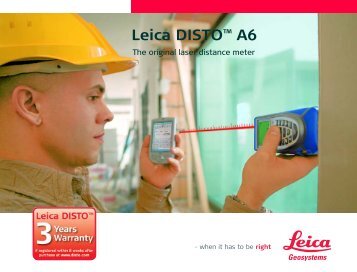 Leica DISTO™ A6