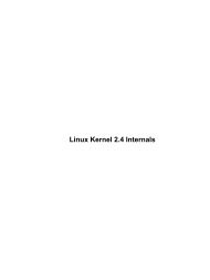 Linux Kernel 2.4 Internals - The Linux Documentation Project